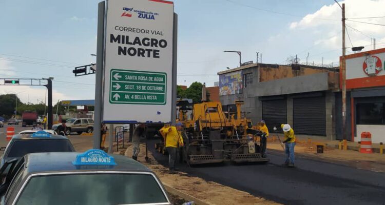 Gobernaci N Del Zulia Sustituye Colector Y Reasfaltado En La Parada De