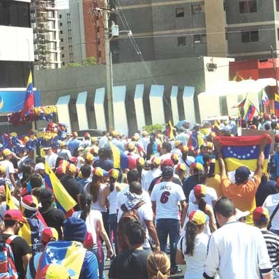 Se movilizaron sin autorización desde la Plaza de la República 1 1180 2p