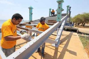 Inició reparación del puente en Vereda del Lago 1 1214 3C CH