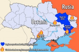 Ucrania: Lugansk y Donetsk manifestaron sus intenciones de seguir a Rusia 1 1222 16Ucrania se desbarata