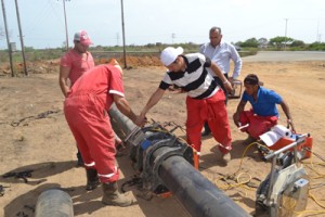 Inician aducción en La Macanilla 1 1309 3B