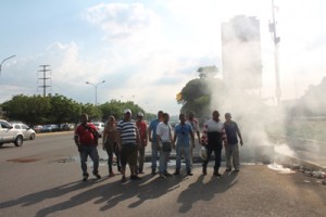 Protestaron aceiteros de la C-1 1 1435 3b
