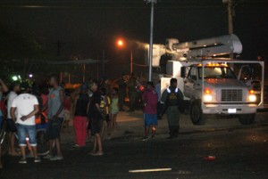 Protestan en vía a Mara por falta de electricidad 1 1506 10A