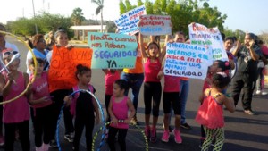 Atletas del Luis Aparicio protestaron por inseguridad 1 1545 10 b
