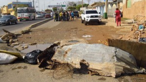 Choferes protestaron por deterioro de avenida e inseguridad 1 1555 2AAAA JM