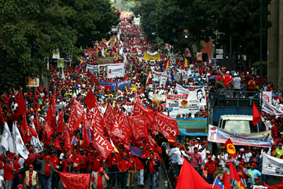 Trabajadores celebraron su día marchando 4 1594 6a1