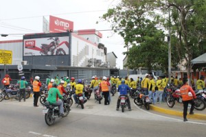 Mototaxistas le exigen motos a MD 3 1601 3A