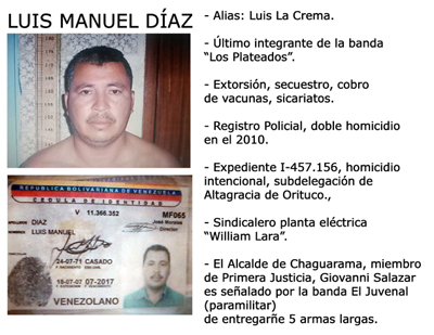 PSUV descarta móvil político en crimen de Luis Díaz 4 1801 PERFIL