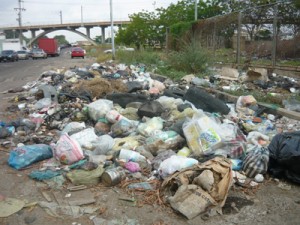Basura esparcida rodea a la cañada Morillo 2 1823 3DDDDD