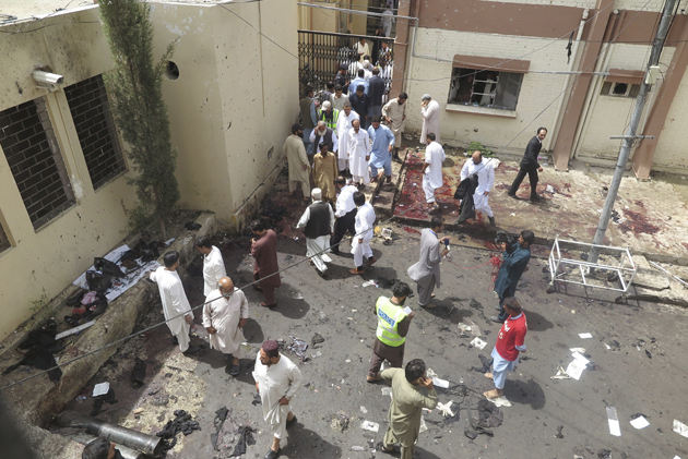 Ataque en hospital de pakistan
