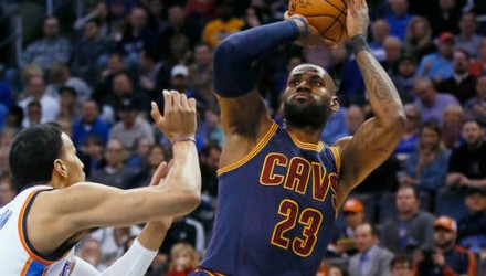 Cavaliers Thunder Basketball 40594