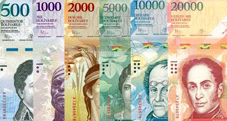 bolivares nuevos billetes bcv