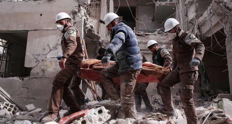 Dos atentados suicidas del Estado Islámico en norte de Siria dejan 15 muertos 1 Graves daños en Siria 1024x683