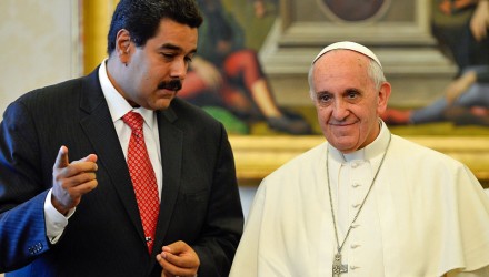 El Papa Francisco con Maduro