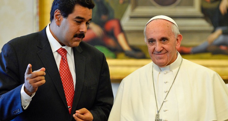 El Papa Francisco con Maduro