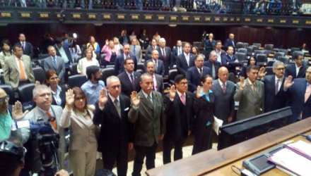 Juramentacion de Comision de Postulaciones Asamblea Nacional