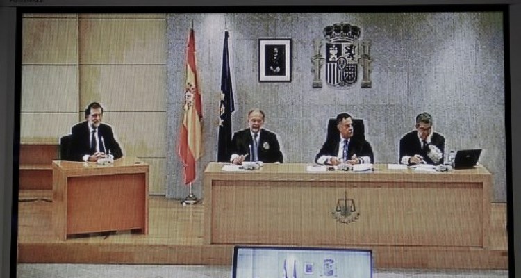 Rajoy declara ante tribunal