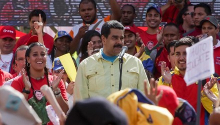 presidente venezolano nicolas maduro habla durante una manifestacion caracas junio 1464856225389