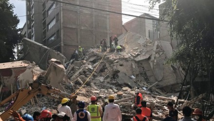 Derrumbe sismo México Foto de @CH Mexico 1024x578