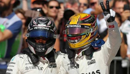 hamilton y bottas