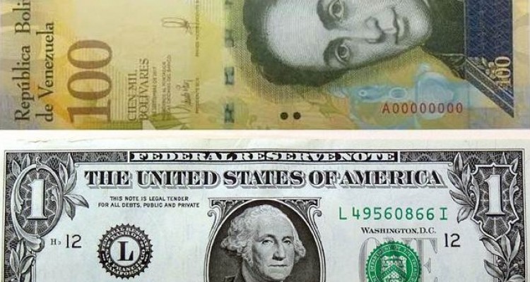 dolar y bolivar