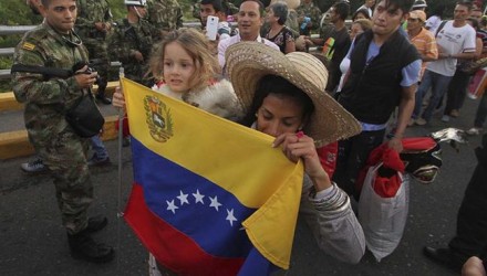 venezolanos frontera afp