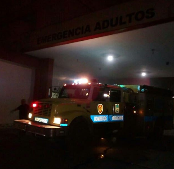 Incendio Hospital General del Sur