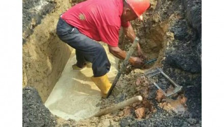 REPARACIN DE DE BOTE DE AGUA POTABLE