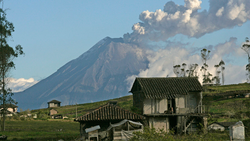 El volcán Tungurahua 
