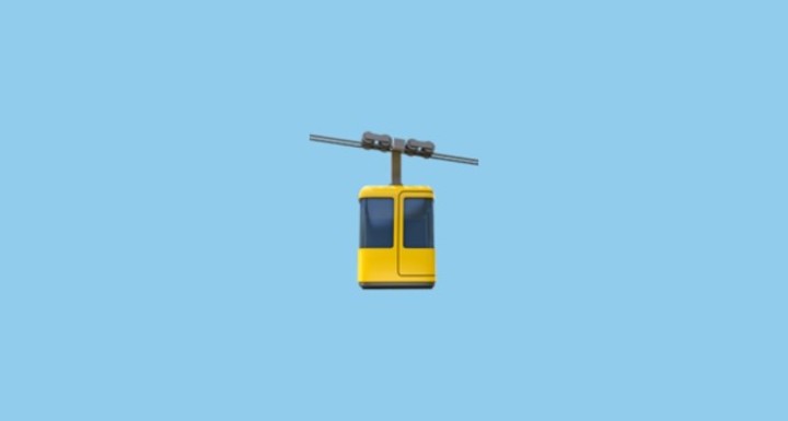 Emoji del teleférico, el menos usado en Twitter 