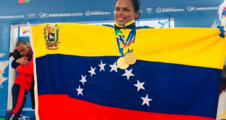 Génesis Rodríguez alcanzó dos medallas de oro en levantamiento de pesas 1 Génesis Rodríguez
