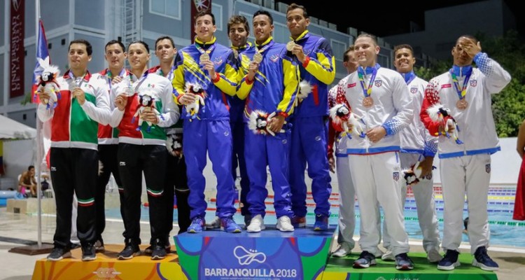 Selección venezolana de natación conquistó la primera medalla de oro y la segunda de bronce en Centroamericanos 1 Selección
