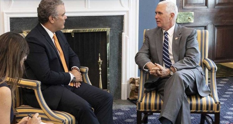 Duque y Pence acordaron «mantener la presión» contra Nicolás Maduro 1 b375f85f63a74ac98b39f15d7d31c7a8