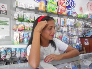 Carmen Villegas, comerciante, es una desicion muy buena para la sociedad que transita a diario.