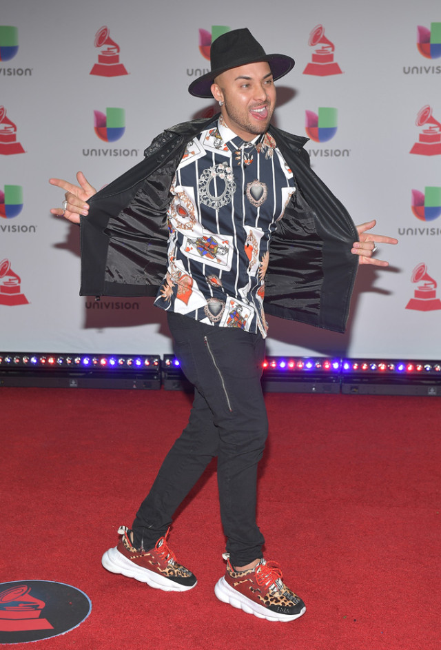 LAS VEGAS, NEVADA - NOVEMBER 15: Osmar Escobar attends the 19th annual Latin GRAMMY Awards at MGM Grand Garden Arena on November 15, 2018 in Las Vegas, Nevada. Sam Wasson/Getty Images/AFP