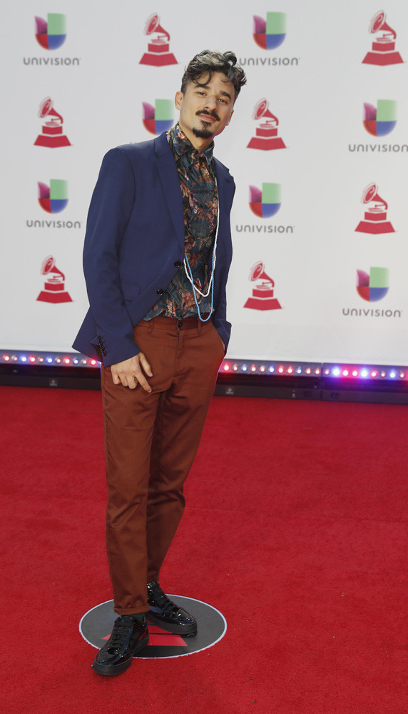 19th Latin Grammy Awards – Arrivals – Las Vegas, Nevada, U.S., November 15, 2018 – Lucas Cirillo poses. REUTERS/Steve Marcus