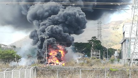 Incendio subestacion La Horqueta