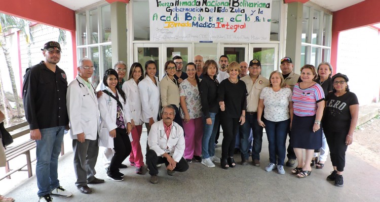 En unión cívico militar por la salud fue desplegada la jornada nacional médico asistencial en el Municipio Colón