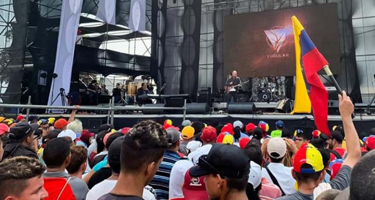 chavistas concierto manos fuera de venezuela 1