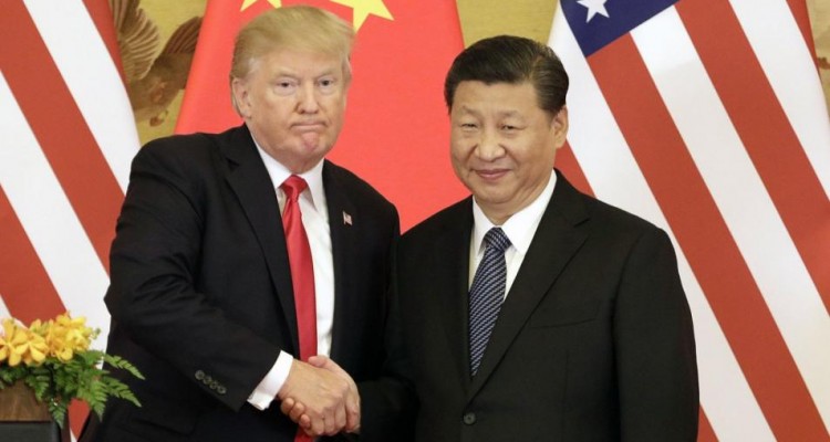 El presidente de Estados Unidos Donald Trump y el de China Xi Jinping