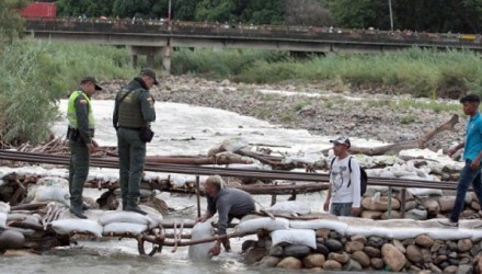 río Táchira puentes artesanales