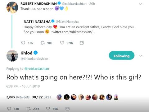 mensaje-khloe-kardashian-rob-kardashian-natti-natasha