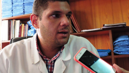 Dr. Juvenal González Jefe del Servicio de Epidemiología del SAHUM 1