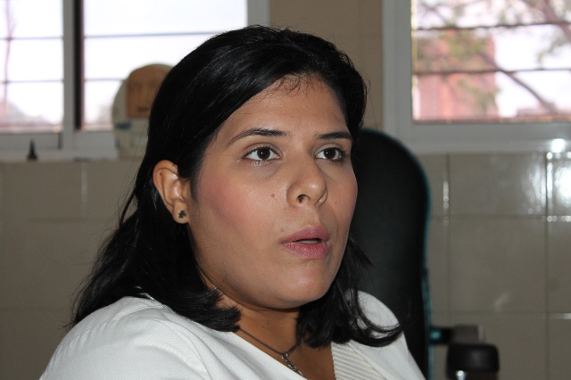 Dra. Verónica Rincón Belandría, médica interna del Servicio de Otorrinolaringología del SAHUM