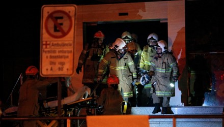 Incendio en Brasil
