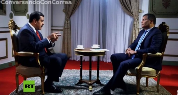 Maduro en el programa Conversando con Correa 700x352