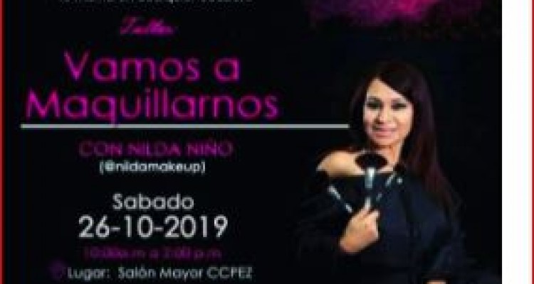 Nilda Niño: Invita al Taller Vamos a Maquillarnos este sábado en el CCPEZ 1 Capturaxxxxxxx 1