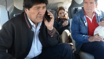 audio de evo morales