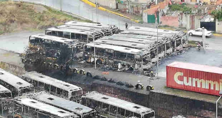 buses quemados la paz bus 11nov2019 2