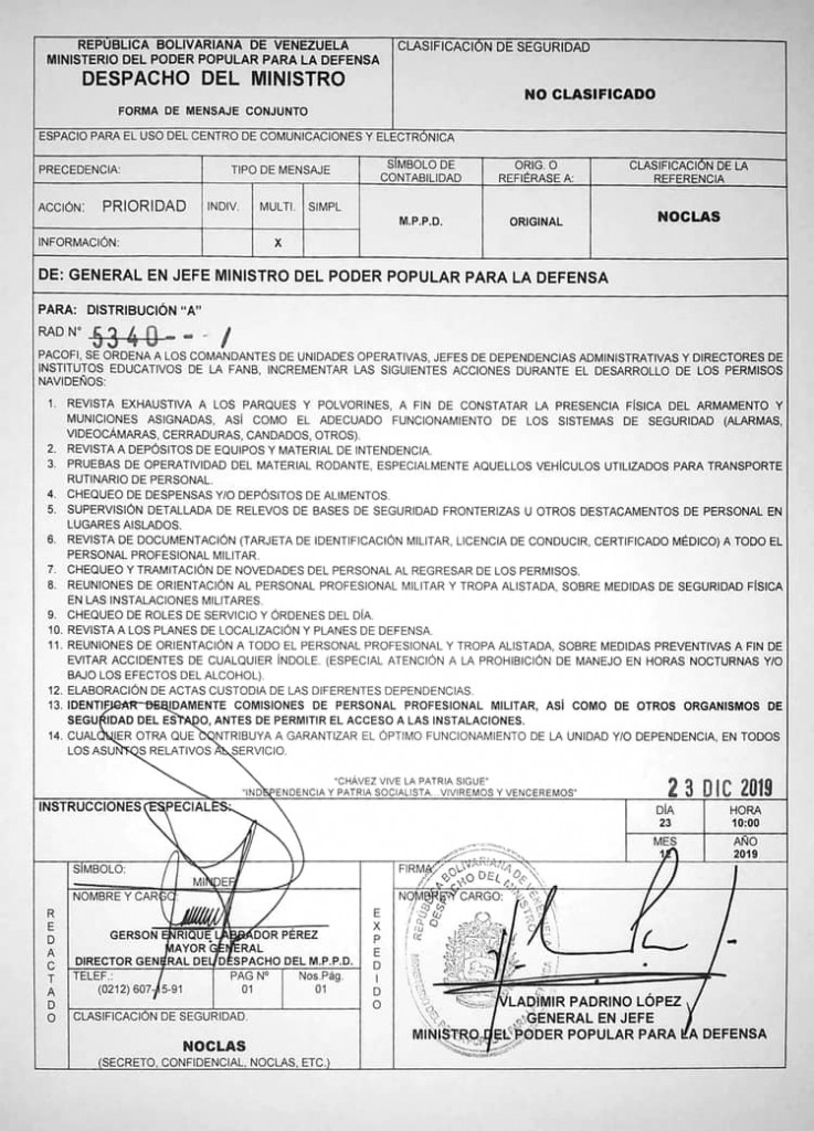 Comunicado